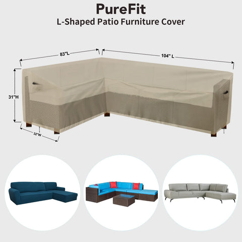 PureFit wind-proof straps secure the cover during breezy days