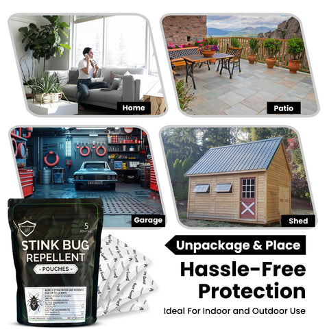Pure Guard Stink Bug Defense Pouch near window for long-lasting protection