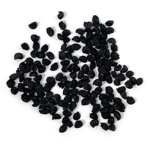 Purely Organic Walla Walla germination close-up highlighting seed vitality.