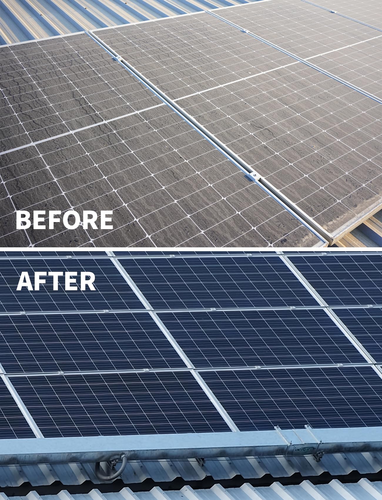 PureSwirlz ground-level access for safe, stable panel cleaning.