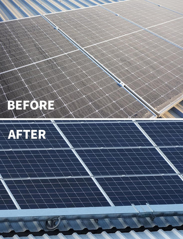 PureSwirlz ground-level access for safe, stable panel cleaning.