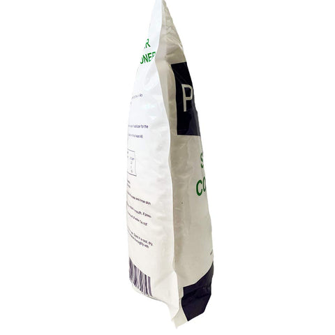 Puri Tech cyanuric acid dosage guide shows 1 lb per 10,000 gallons.