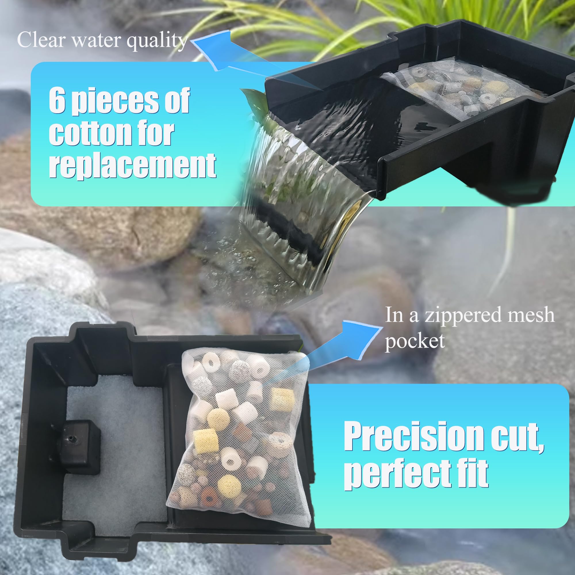 PurifyLogix pad installation swap demonstrates effortless replacement.