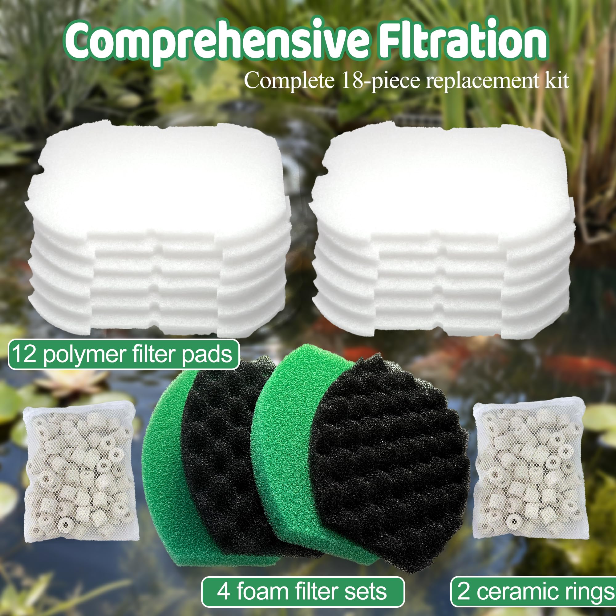 PurifyLogix supports ponds up to 600 gallons for balanced filtration.