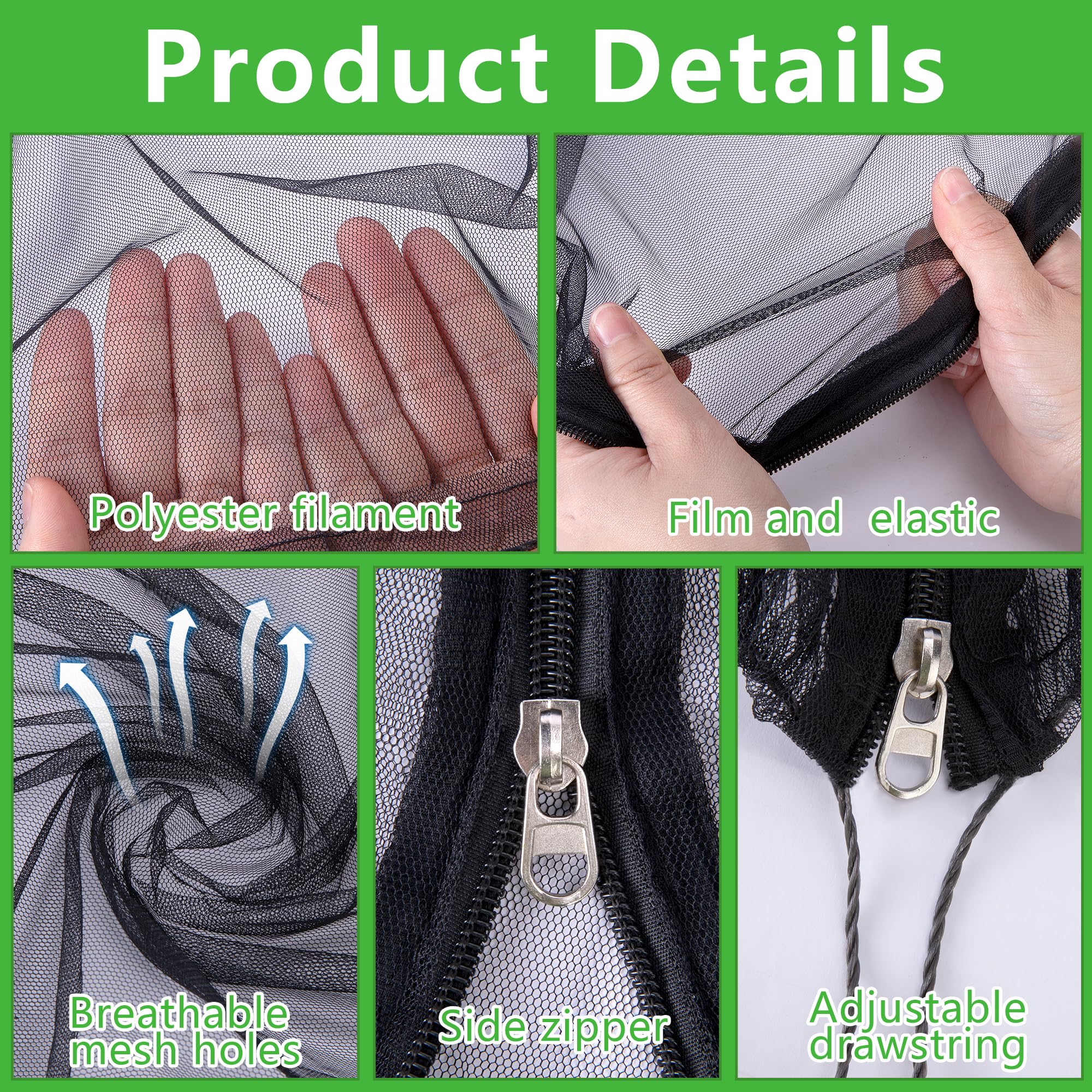 Purple Star 1N breathable mesh detail highlighting airflow for healthy plants.
