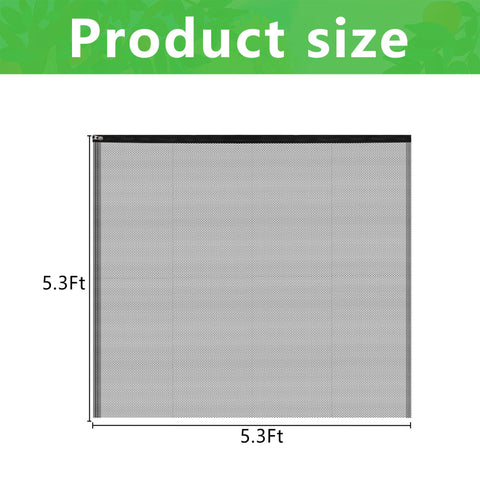 Purple Star 1N breathable mesh garden netting lets air and sunlight through.