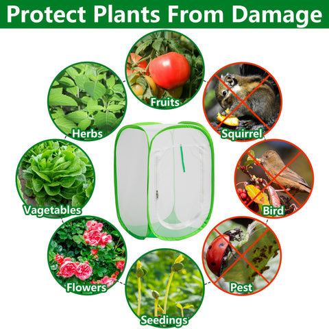Purple Star 1N breathable mesh material supports airflow around protected plants.