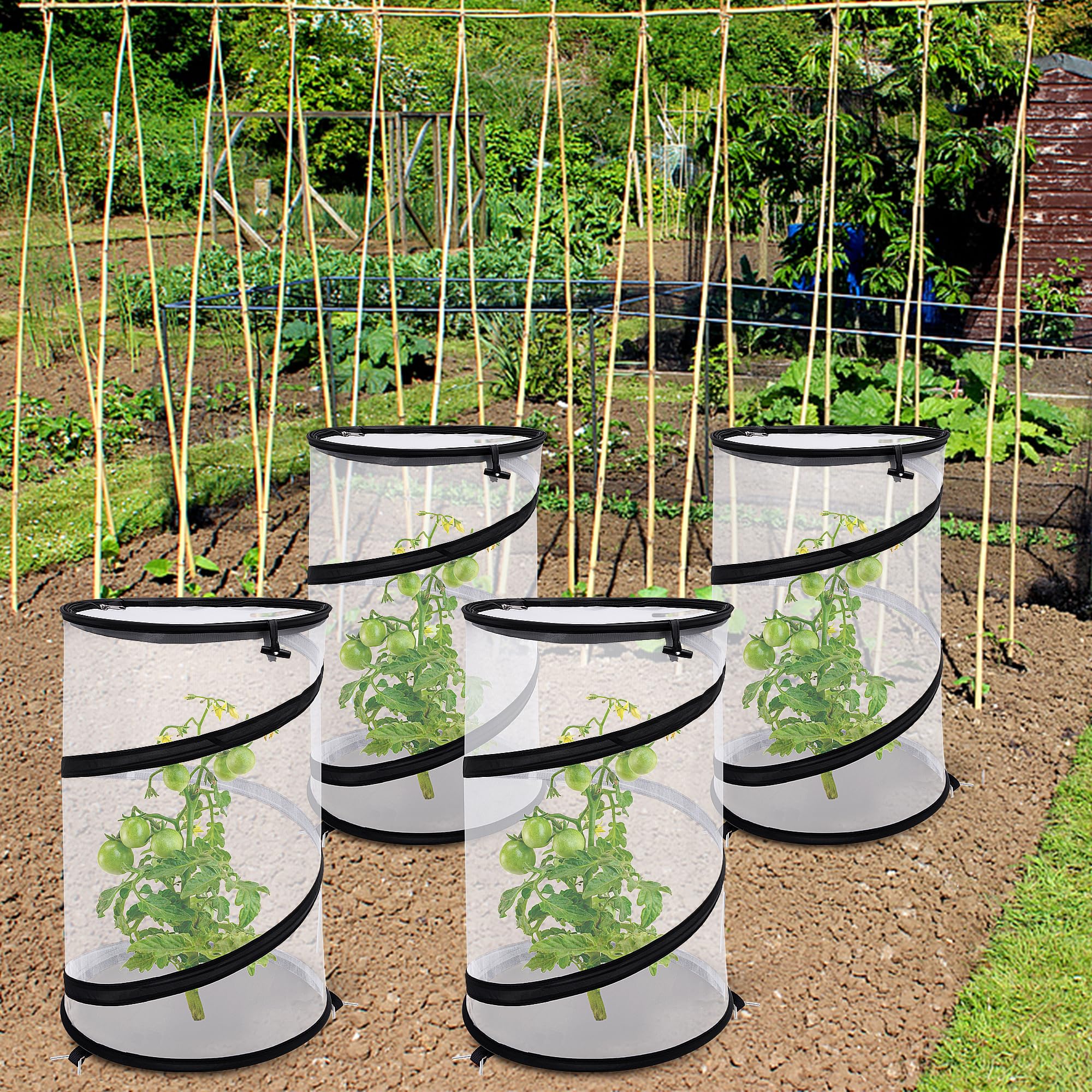 Purple Star 1N breathable netting supports healthy airflow around vegetables.