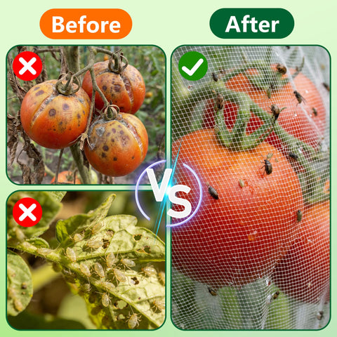 Purple Star 1N breathable nylon mesh keeps plants airy while blocking tiny pests