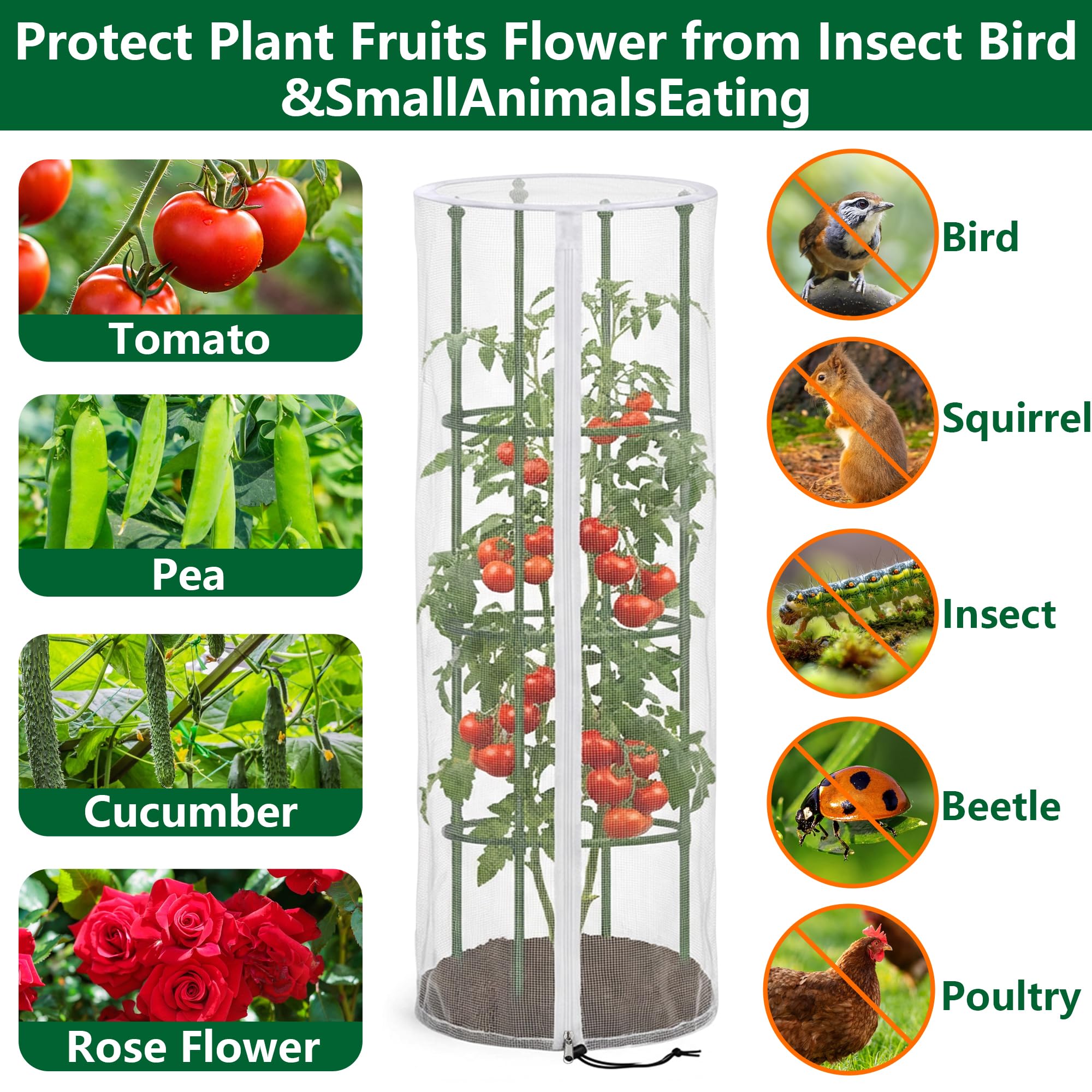 Purple Star 1N breathable nylon mesh supports healthy plants with airflow and moisture.