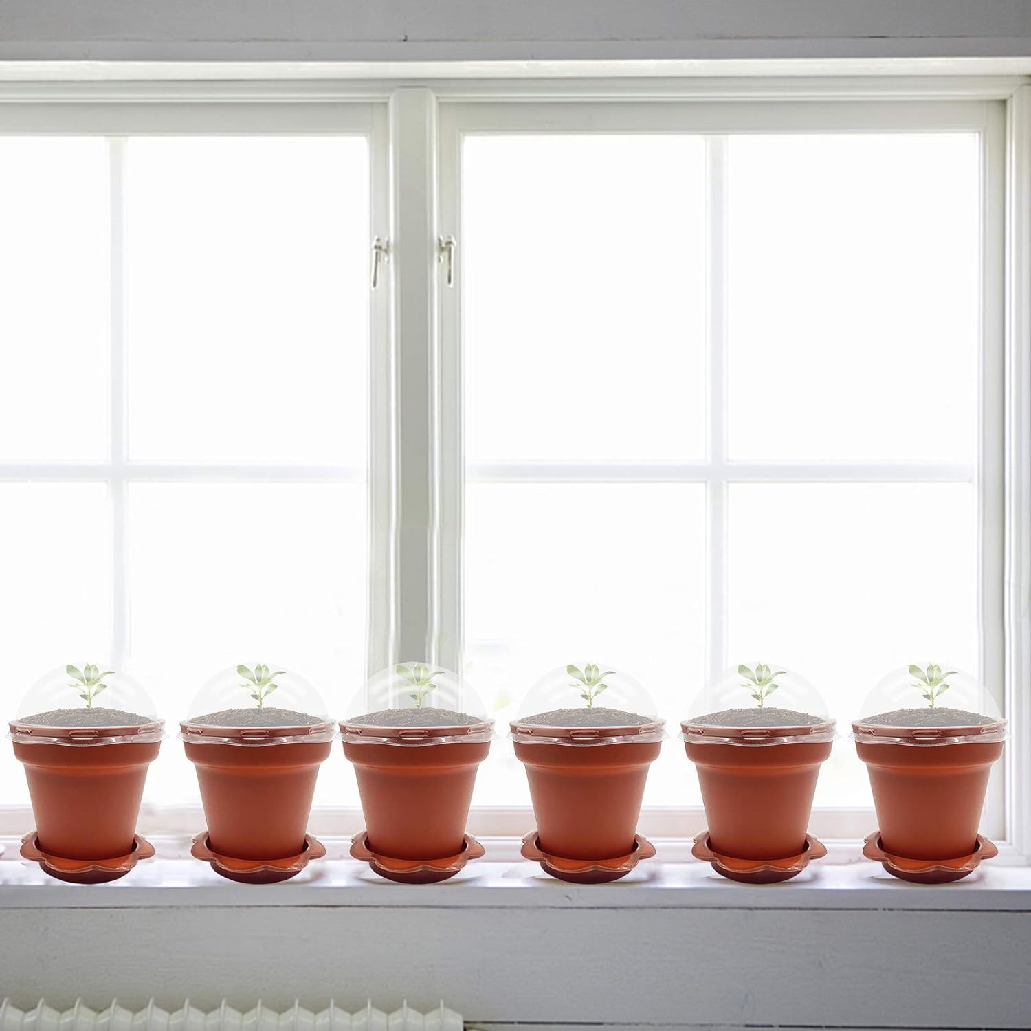 PURPLE STAR 1N durable plastic nursery pot designed for long-lasting indoor use.