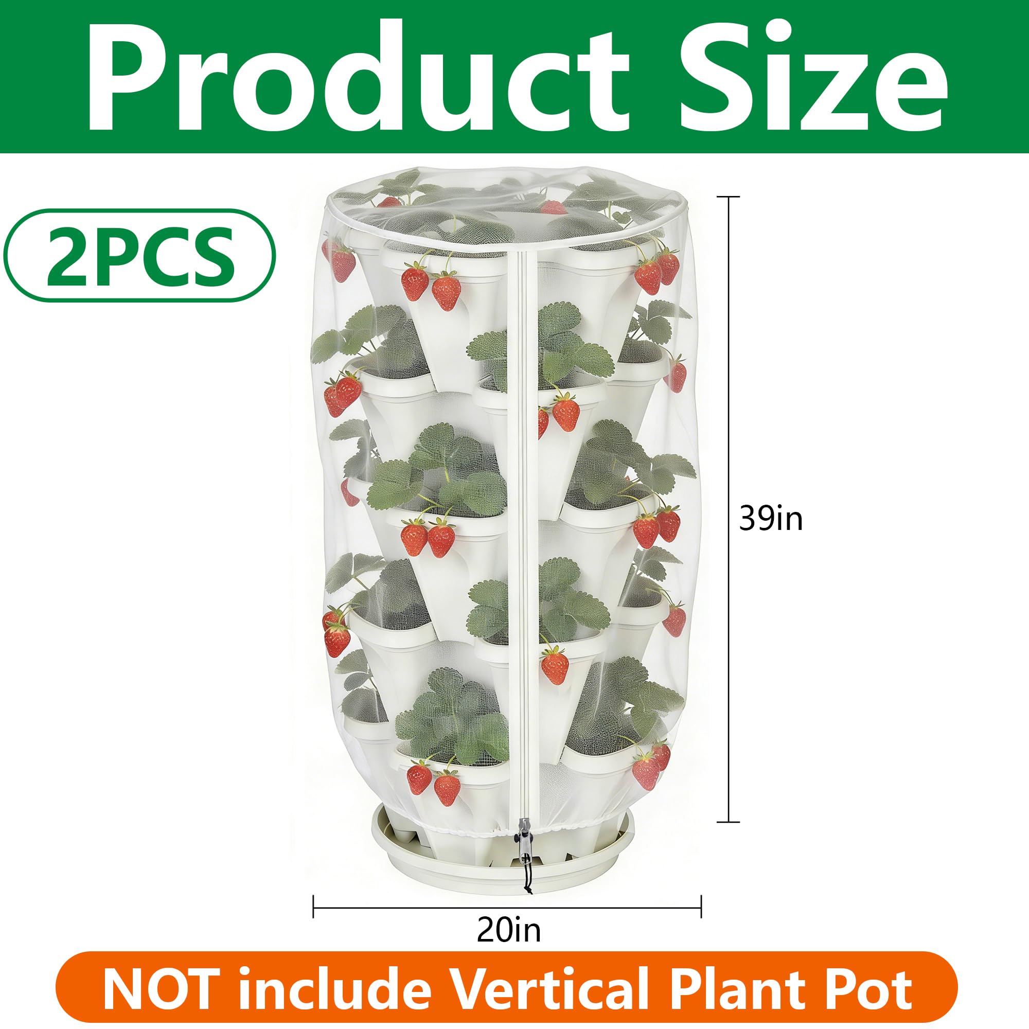 Purple Star 1N stackable planter netting demonstrates versatile protection for herbs and flowers.