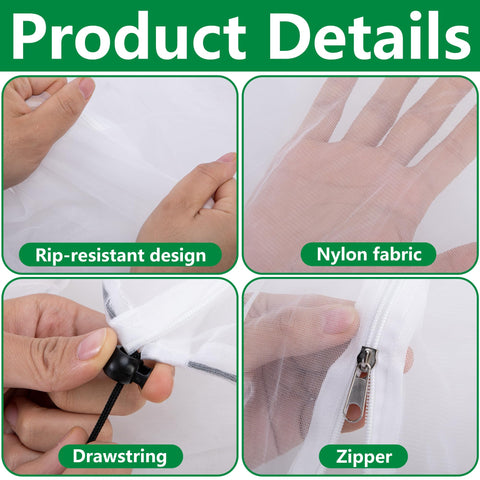 Purple Star 1N strawberry protection netting keeps pests out without blocking sunlight.