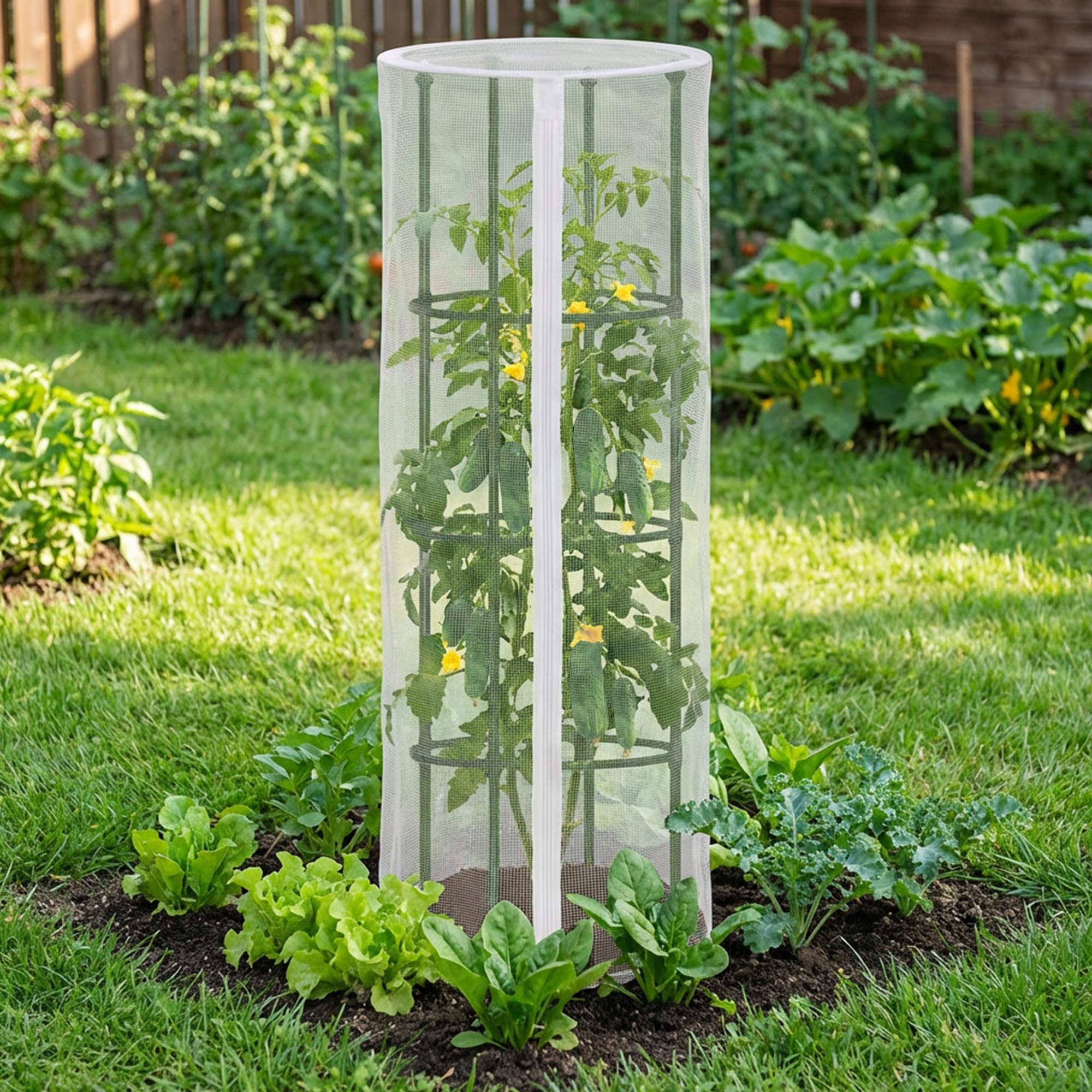 Purple Star 1N tear-resistant garden netting is built to last across seasons.