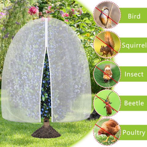 Purple Star 1N tear-resistant mesh for durable garden protection