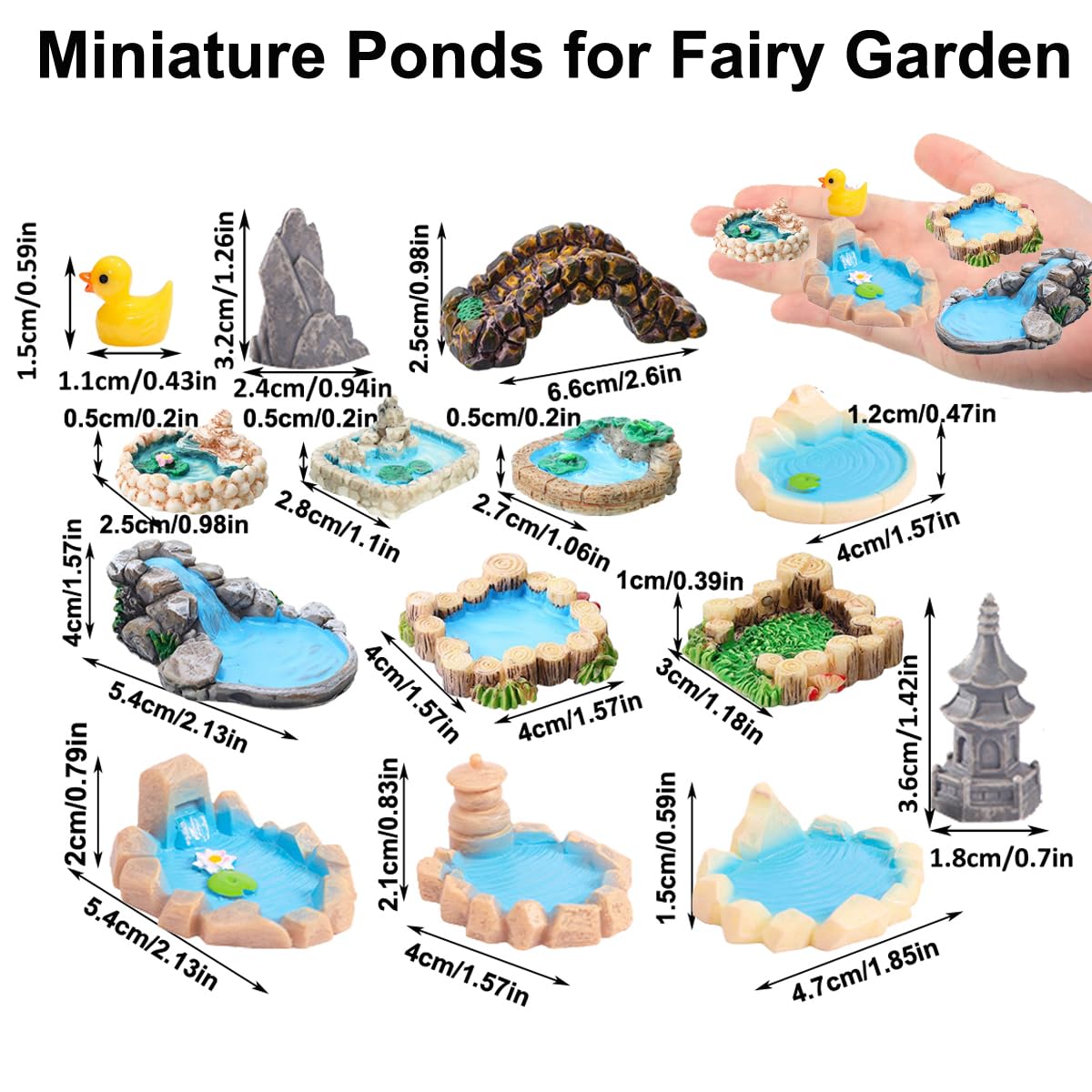 Purple Star mini pond creates charming micro scenes in terrariums