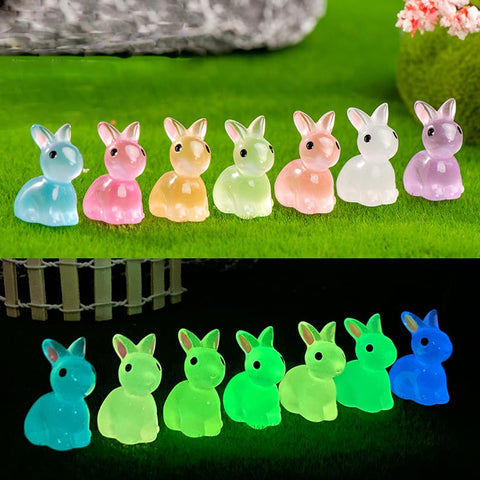 Purple Star mini resin animals brighten fairy gardens and gift-ready miniatures.