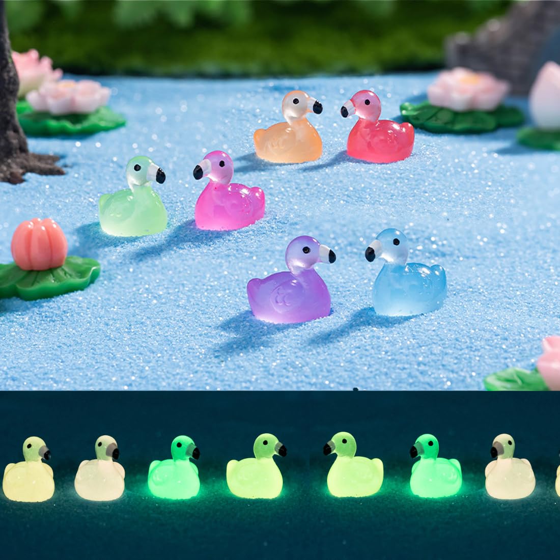 Purple Star mini resin turtles offer nature-inspired accents for terrariums.