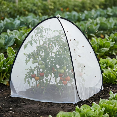 Purple Star 1N breathable mesh fabric guards crops while preserving air circulation.