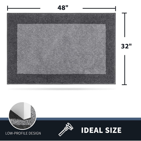 PURRUGS dirt-trapping door mat close-up fibers capturing moisture and dirt.