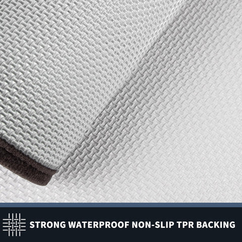 PURRUGS low-profile door mat fits under most doors.