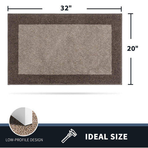 PURRUGS dirt-trapping door mat close-up shows fiber capture of moisture.