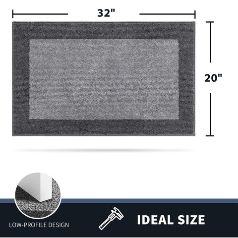 PURRUGS entryway mat with a low-profile design fits under doors without snagging.