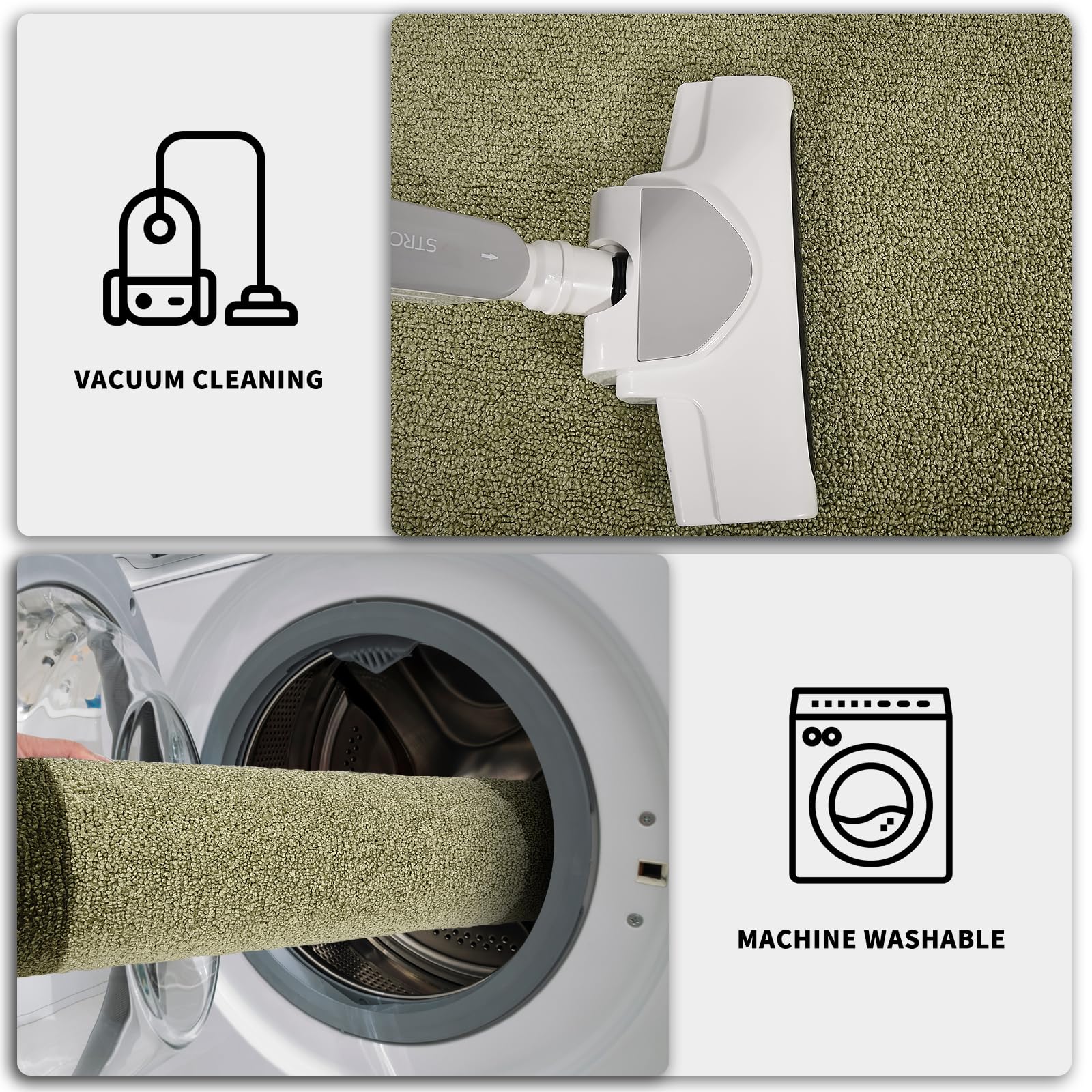 PURRUGS dirt-trapping door mat machine wash-ready for easy maintenance