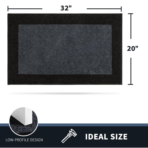 PURRUGS entrance mat with moisture capture protects floors from muddy footprints.