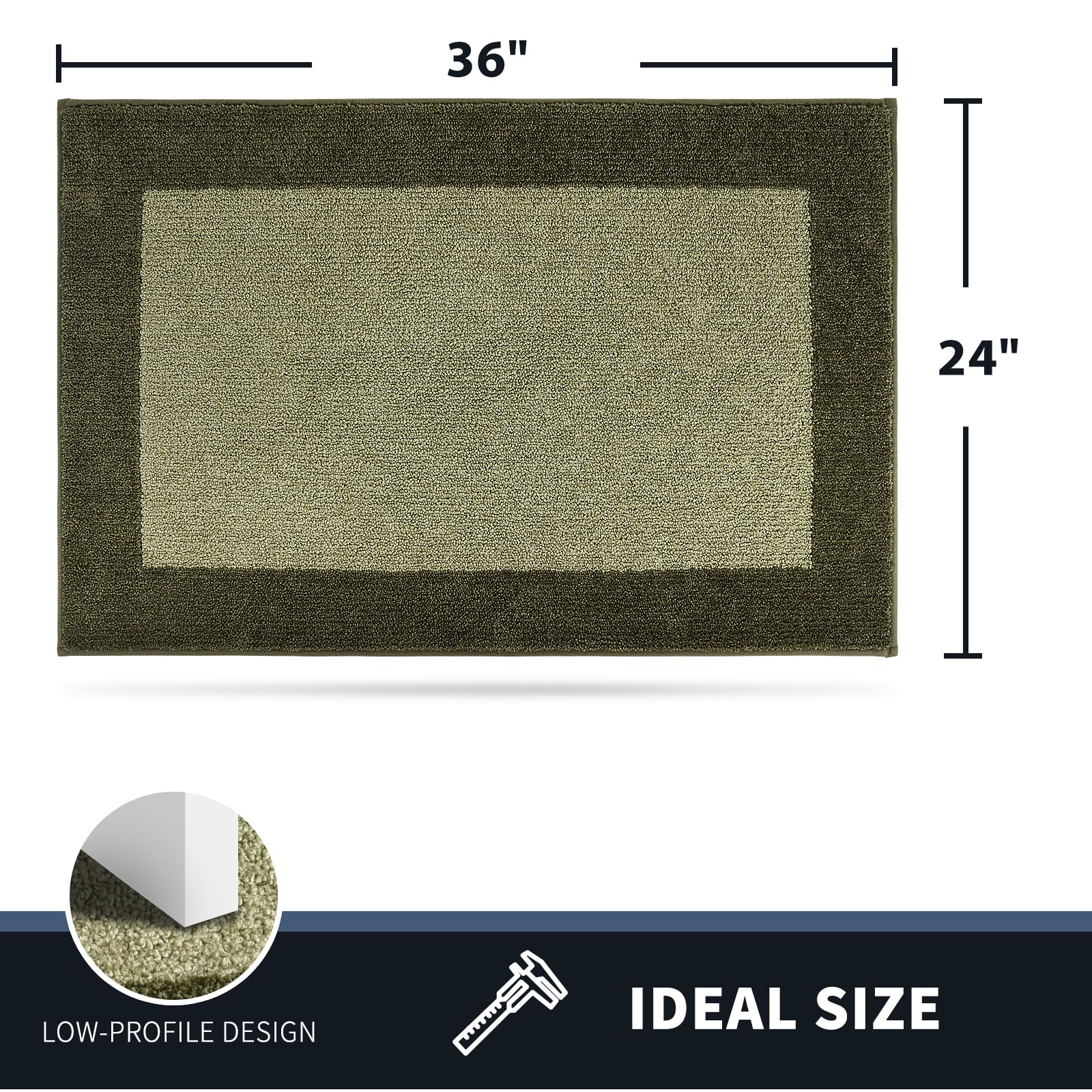 PURRUGS front door mat with non-slip backing for safer entry.