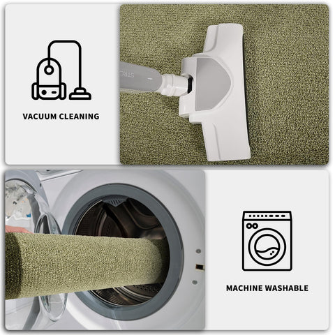 PURRUGS low-profile door mat fits under doors with minimal clearance.