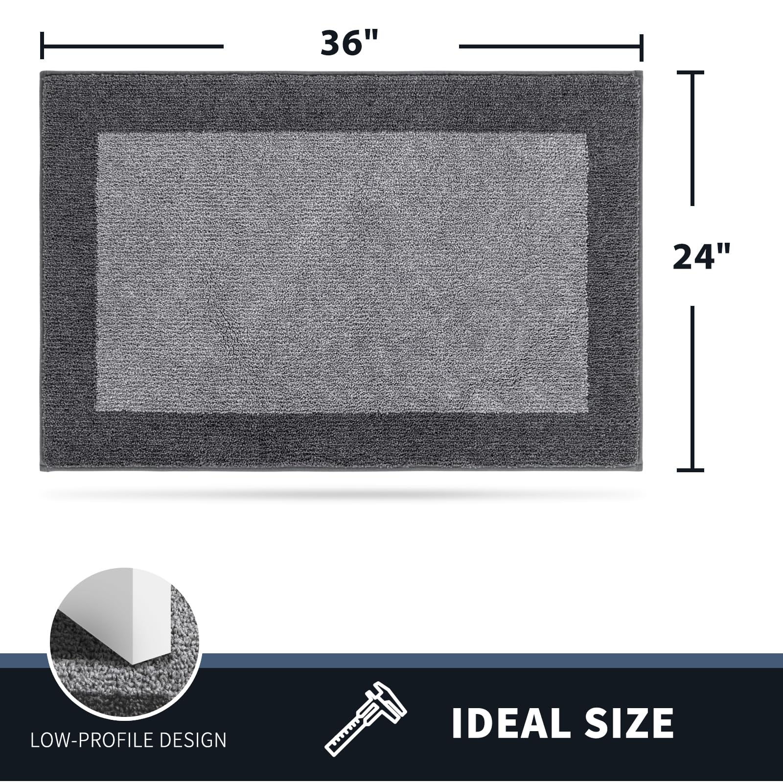PURRUGS non-slip-entry-mat features a strong backing to prevent slips at the threshold.