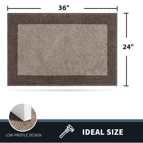 PURRUGS non-slip entry mat with TPR backing keeps floors safe