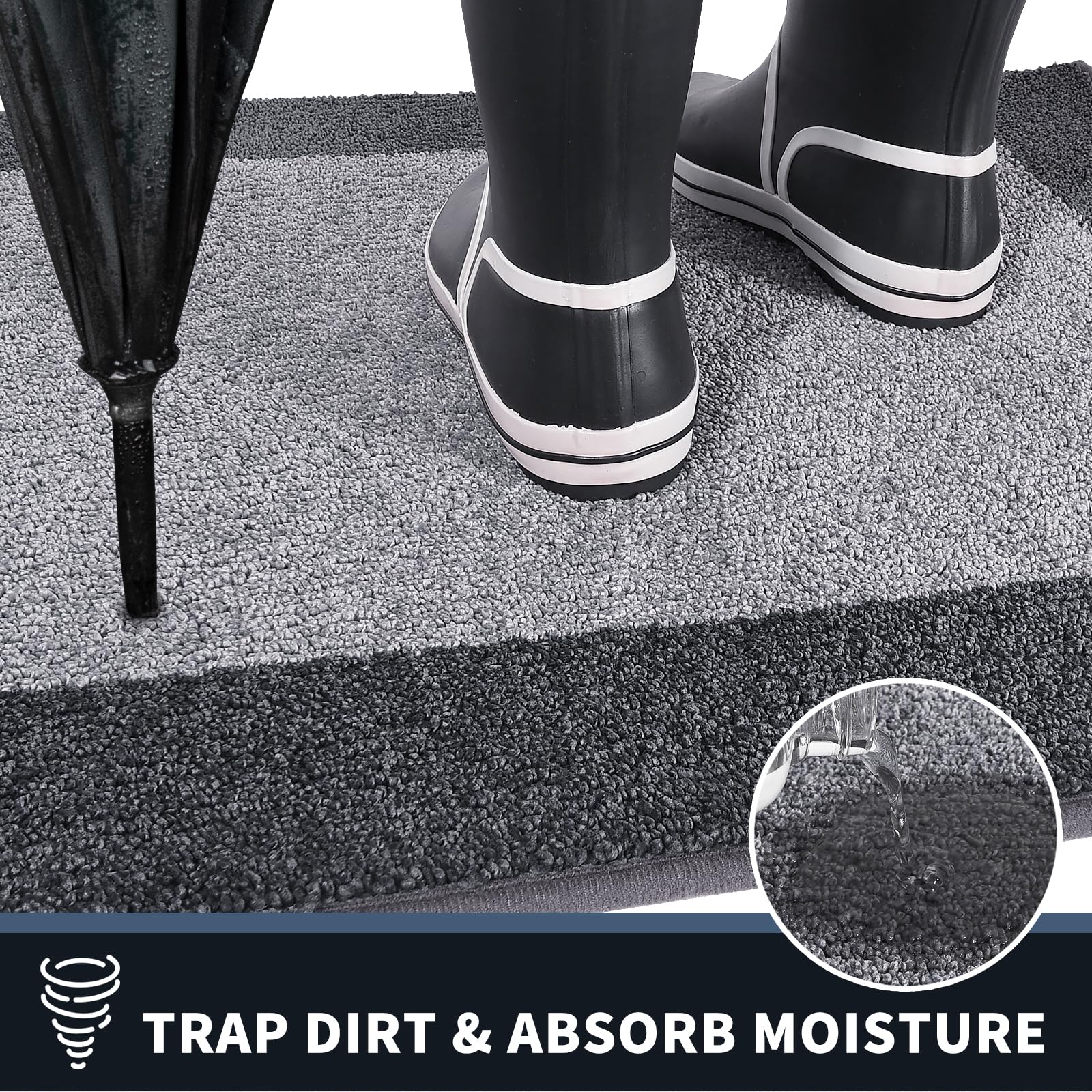 PURRUGS soft-polyester-microfiber-mat provides comfortable footing for guests and pets.