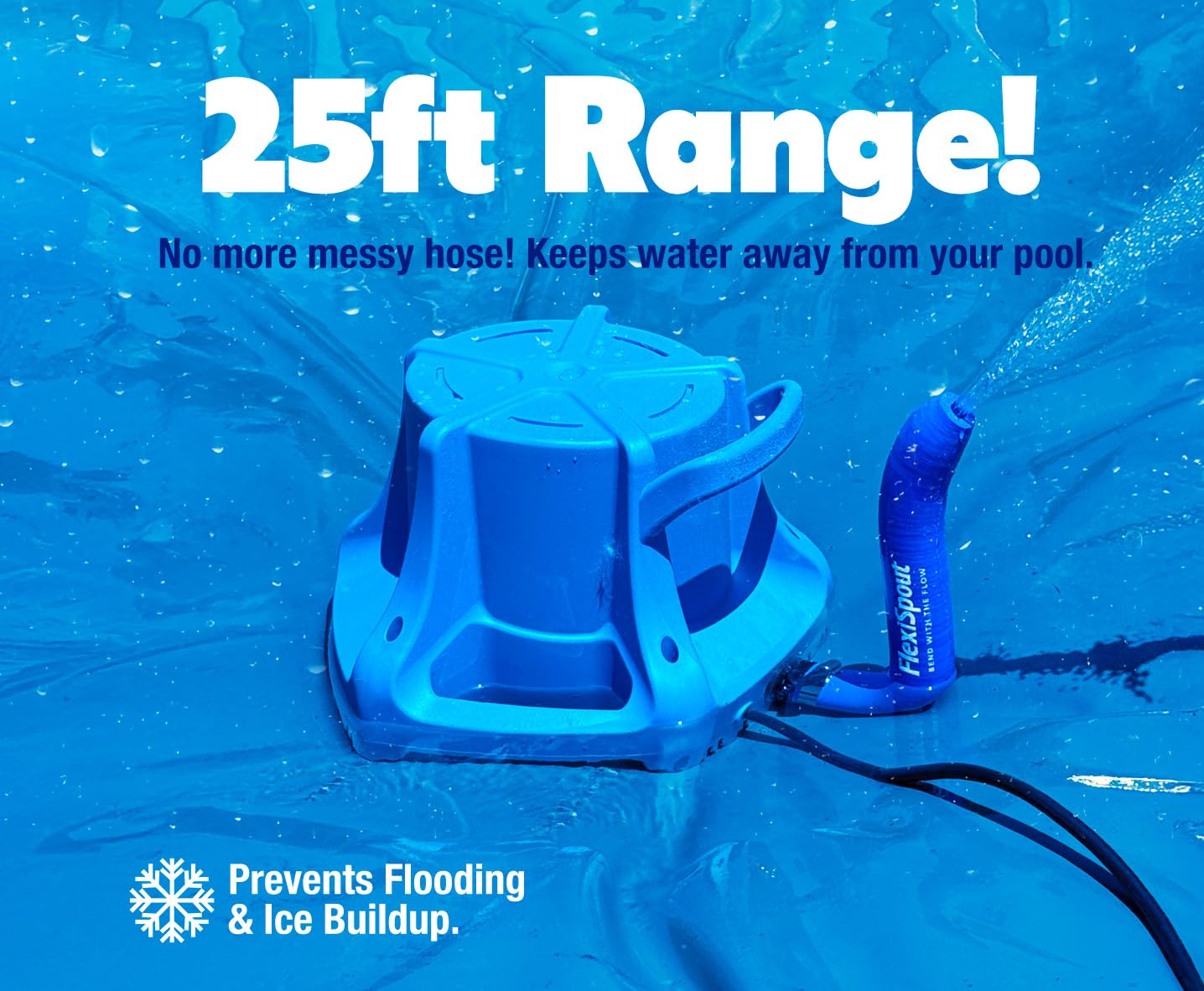 Durable, UV-stable nozzle suitable for year-round use