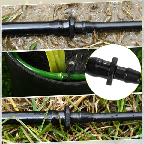Pushglossy barb design ensures pipes stay in place under pressure.