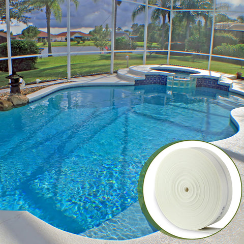 Pushglossy lay-flat hose stores flat for easy storage.
