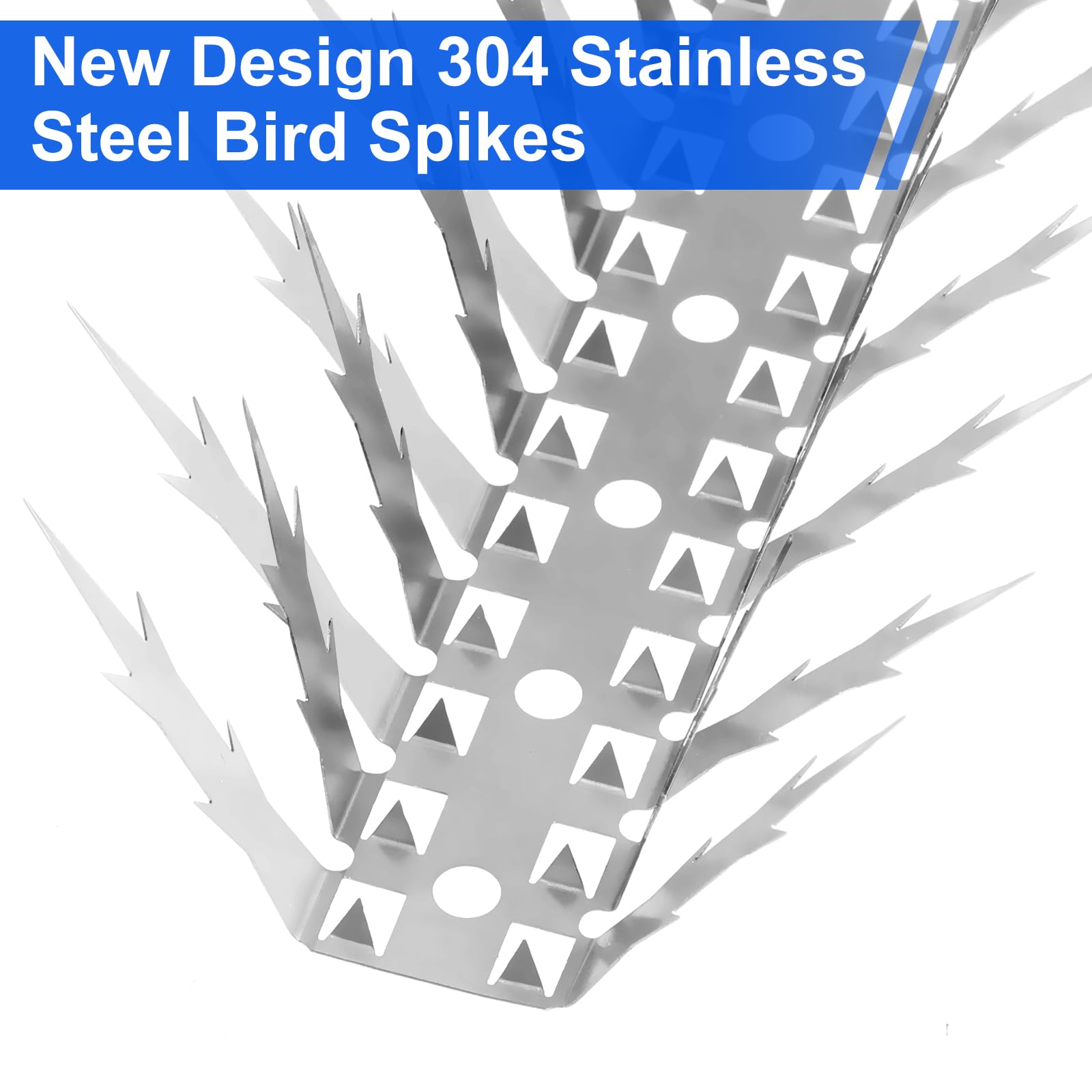 Puthpy Bird Spikes 60-spike coverage protects surfaces from perching