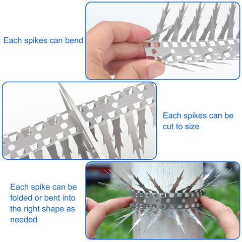Puthpy Bird Spikes easy-installation design allows safe mounting