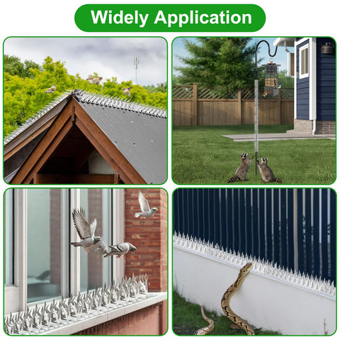 Puthpy spikes guard garden areas from squirrels and birds
