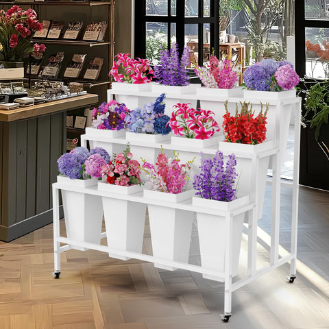 Putros stable three-tier stand offers secure, smooth relocation.