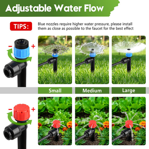 PUUKU emitter vortex style providing adjustable flow for diverse plant needs