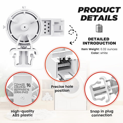 Puxyblue front-load washer setup showing upgraded switch integration