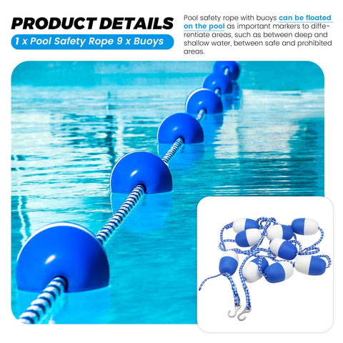 Puxyblue braided polymer rope offers durable, chlorine-resistant performance.