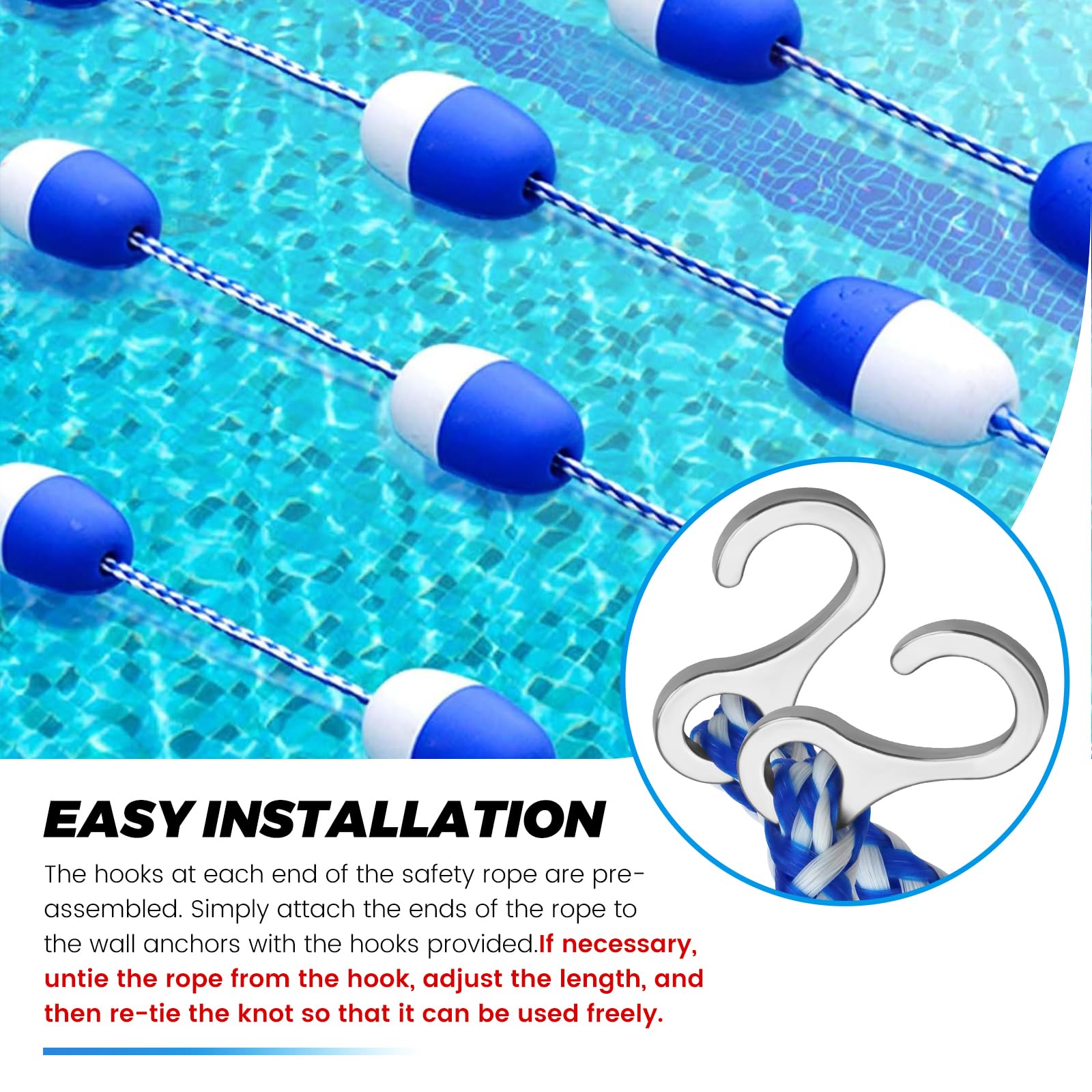 Ideal for indoor or outdoor pools and training areas.