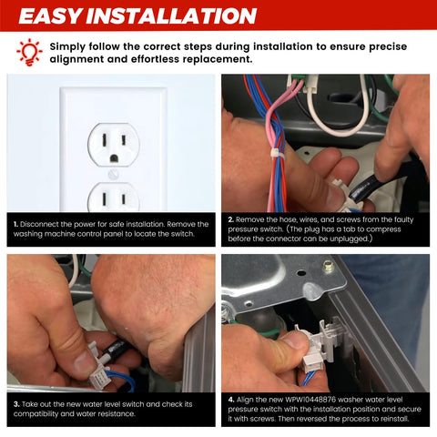 Puxyblue safety tips: unplug and wear gloves during replacement