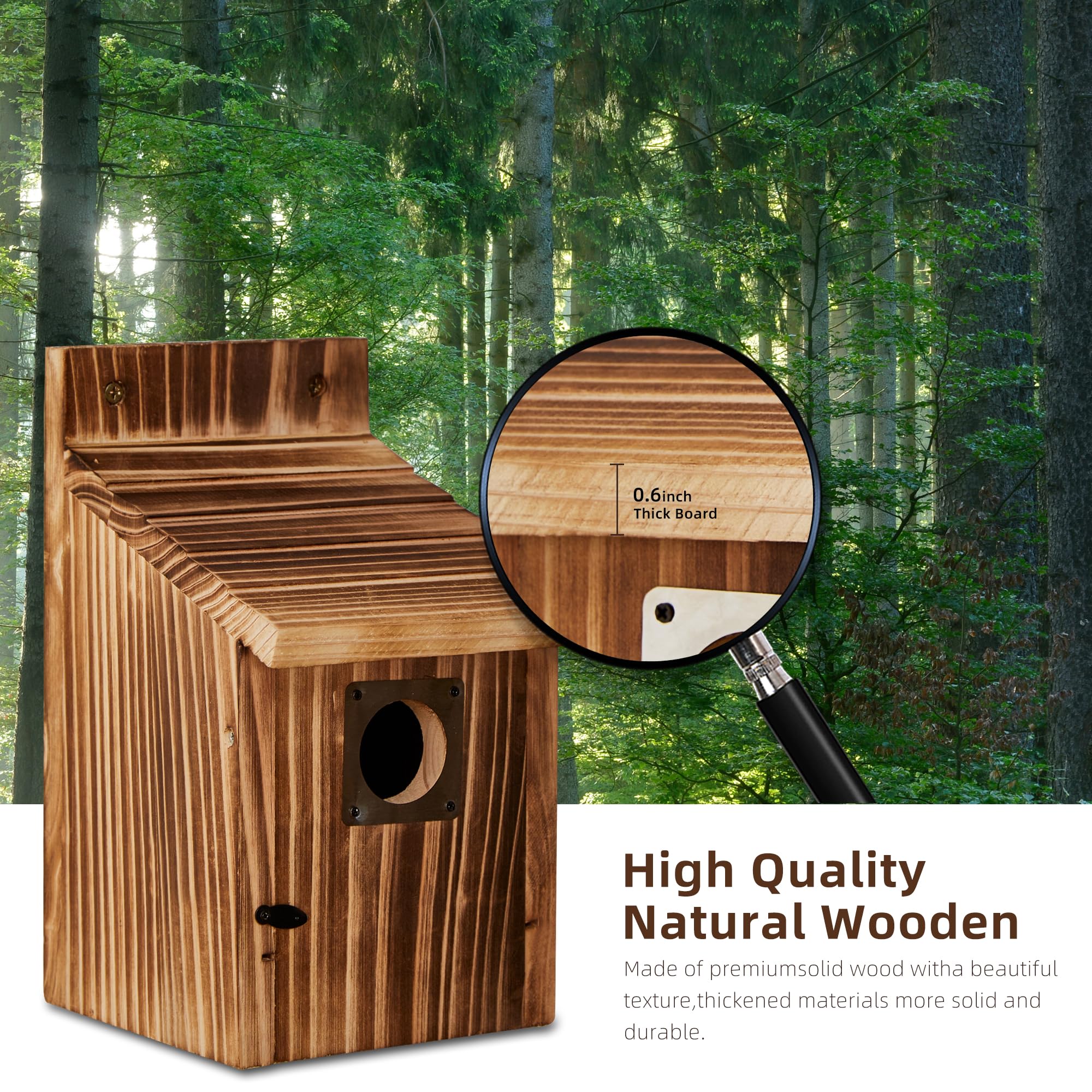 Puyikes bird house paint-and-diy friendly design for personalization