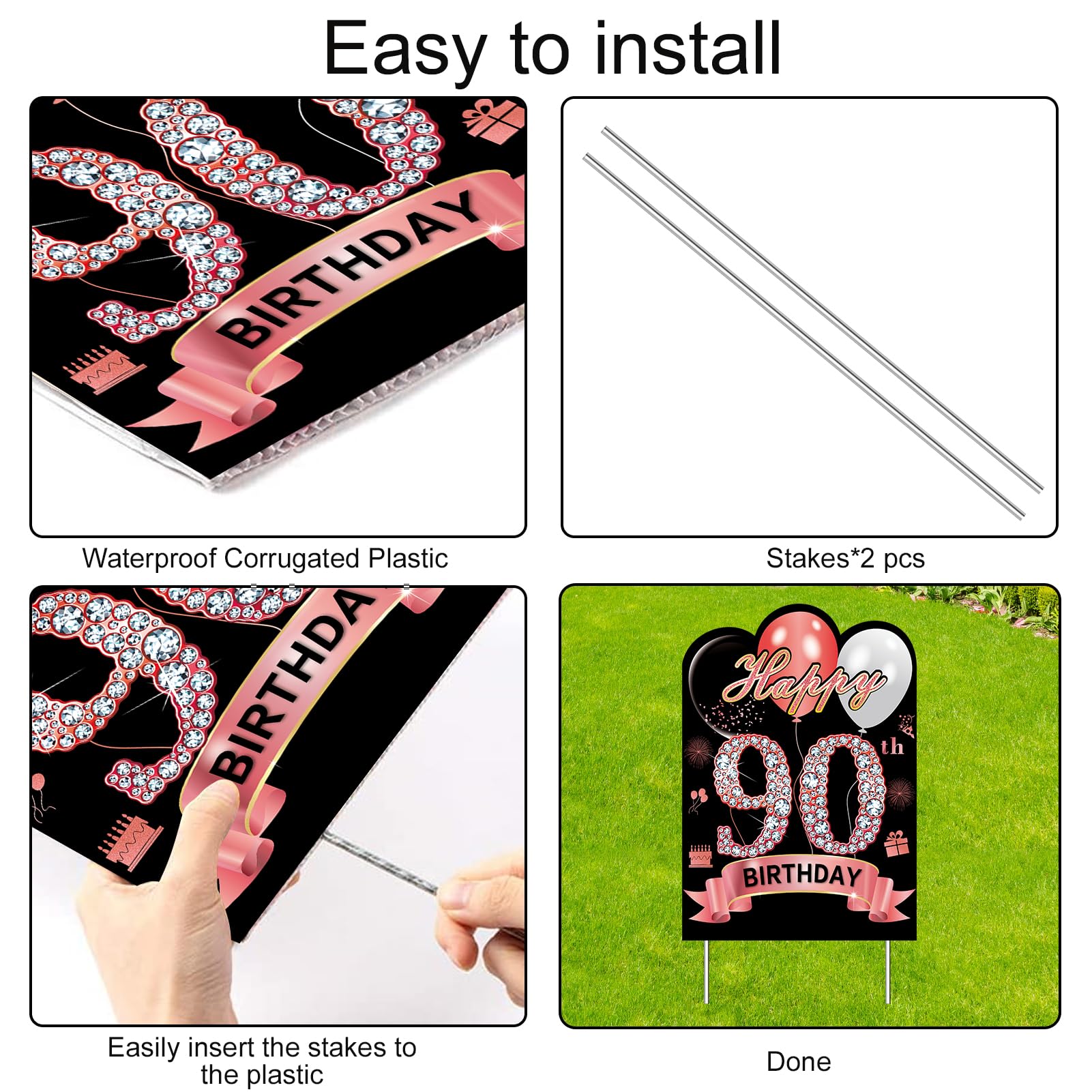 Puyruiv easy-storage signs simplify reuse for future celebrations