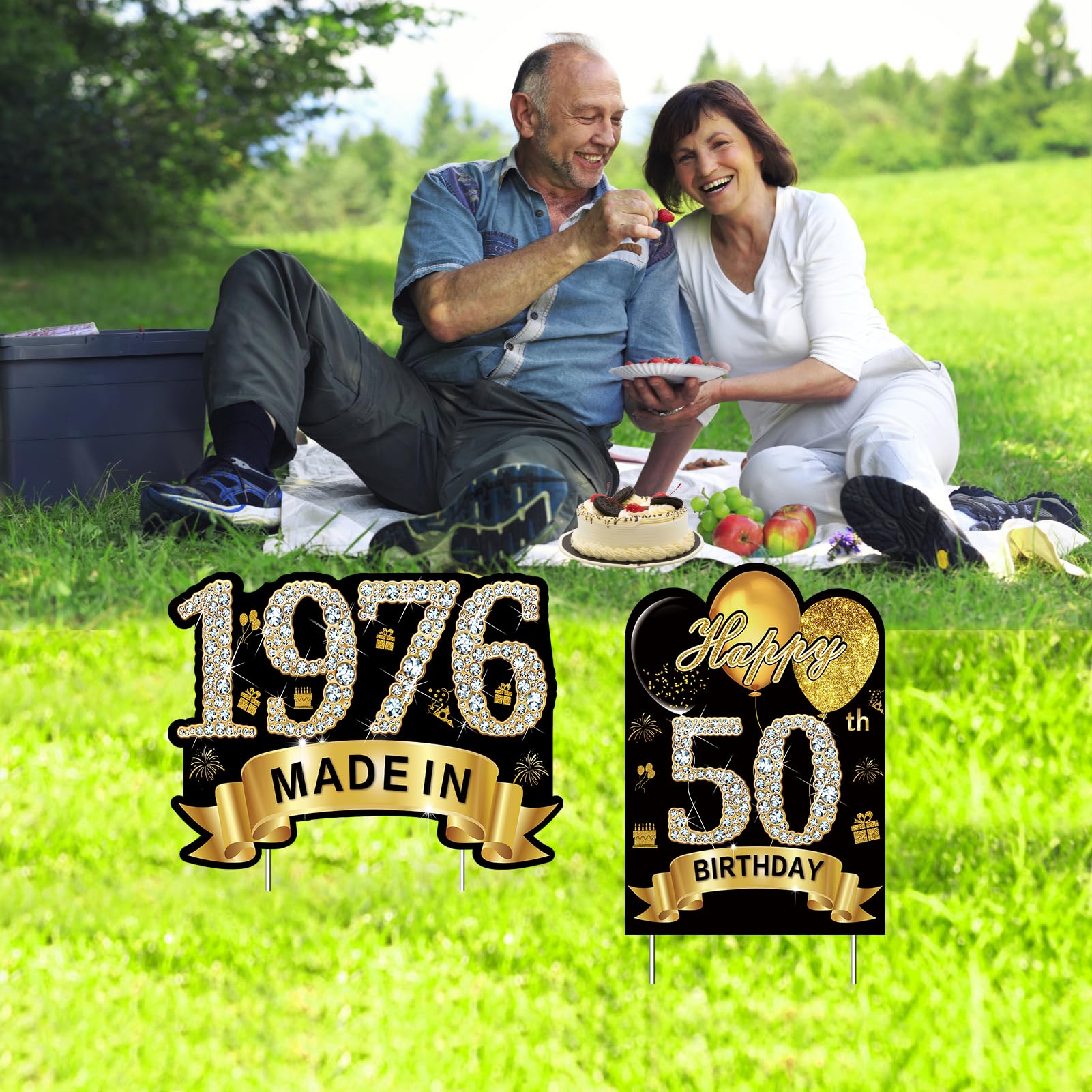 Puyruiv windproof and waterproof yard signs withstand outdoors