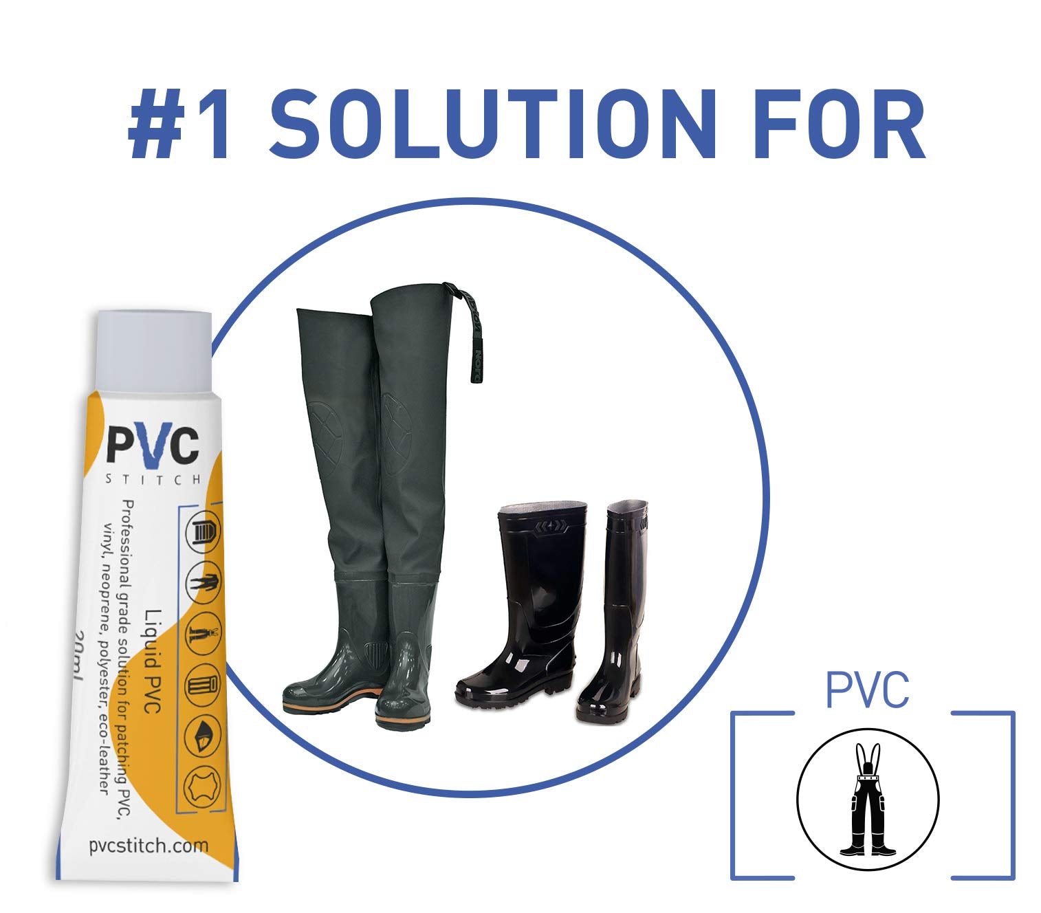 PVC Stitch kit stored at room temperature for convenient maintenance